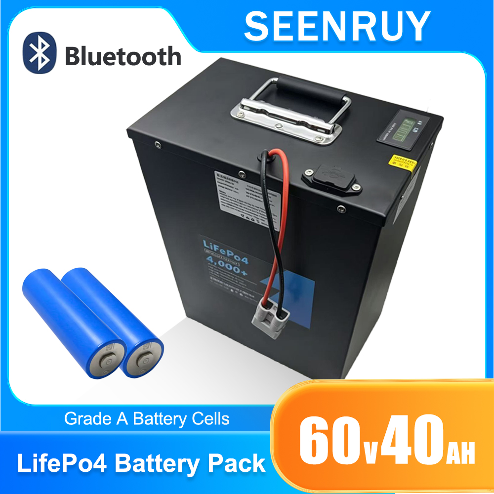 60V 50Ah Electric Scooter Battery - 60V 40AH LifePO4 Batterij met voldoende