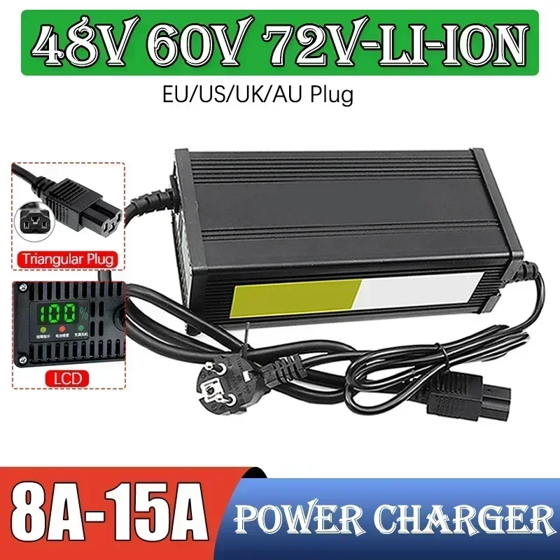 72V 15A Fast Charger - 48V 60V 72V Elektrische Voertuig Lithium