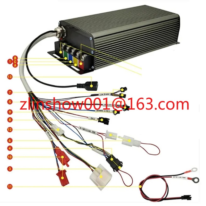 72V 100A 5000W Hall-sensor Sin - 72V 100A Sabvoton Controller recensie en prijs