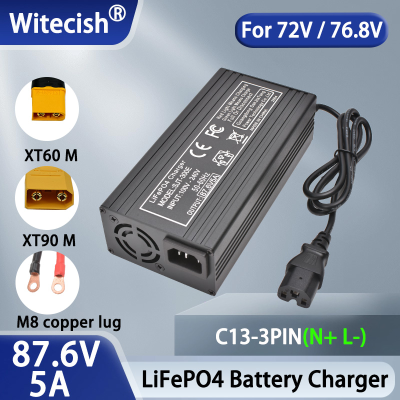 87.6V 10A 5A LiFePO4 Batterij  - 84V 20A Smart Charger recensie en prijs