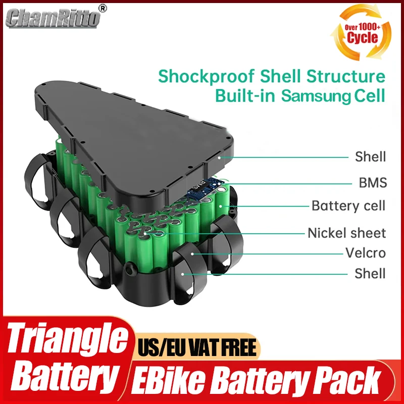 Elektrische fiets 60v 72v Tria - 72V 50Ah 21700 Lithium Battery recensie en prijs