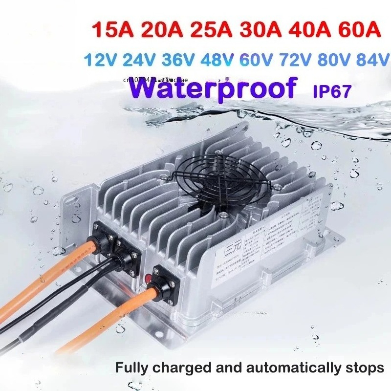 24V 48V 60V 72V 80V 84V 100.8V - 72V 15A Fast Charger recensie en prijs
