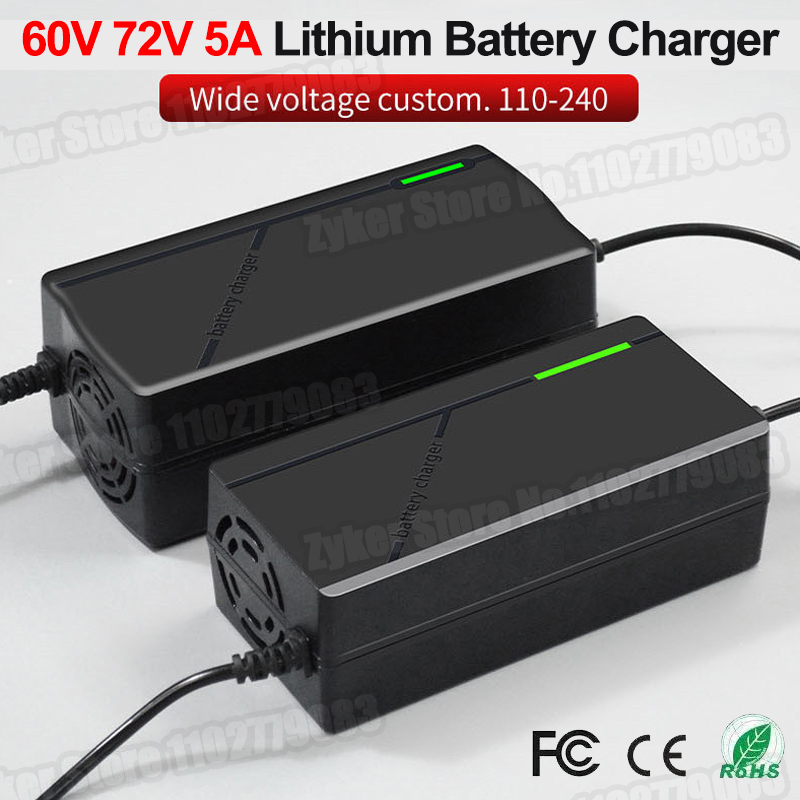 60V 72V 5A Lithiumbatterijlade - 84V 20A Smart Charger recensie en prijs