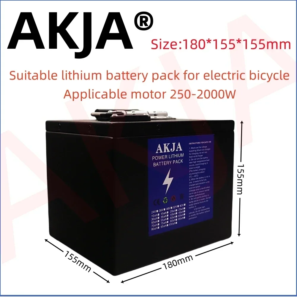 Air fast transportation 60V Ne - 60V 50Ah Electric Scooter Battery recensie en prijs