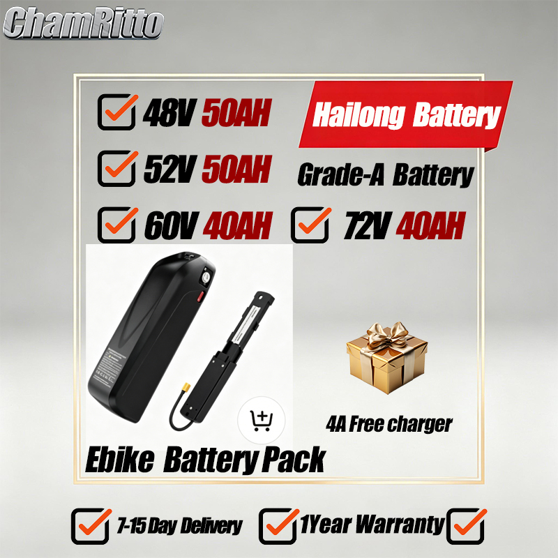 E-bike accu 21700 Hailong Poll - 72V 50Ah 21700 Lithium Battery recensie en prijs