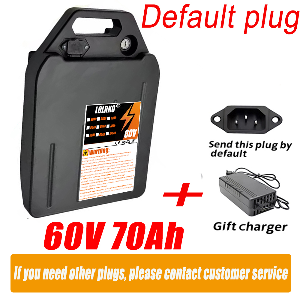 Lithiumbatterij voor elektrisc - 60V 50Ah Electric Scooter Battery recensie en prijs